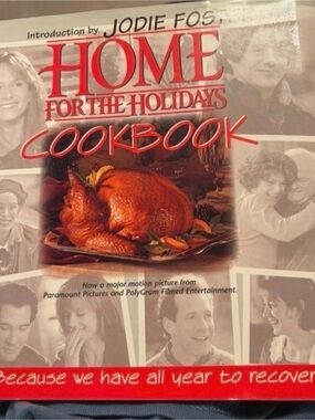 Oxmoor House Home for the Holidays Cookbook Red & Cream